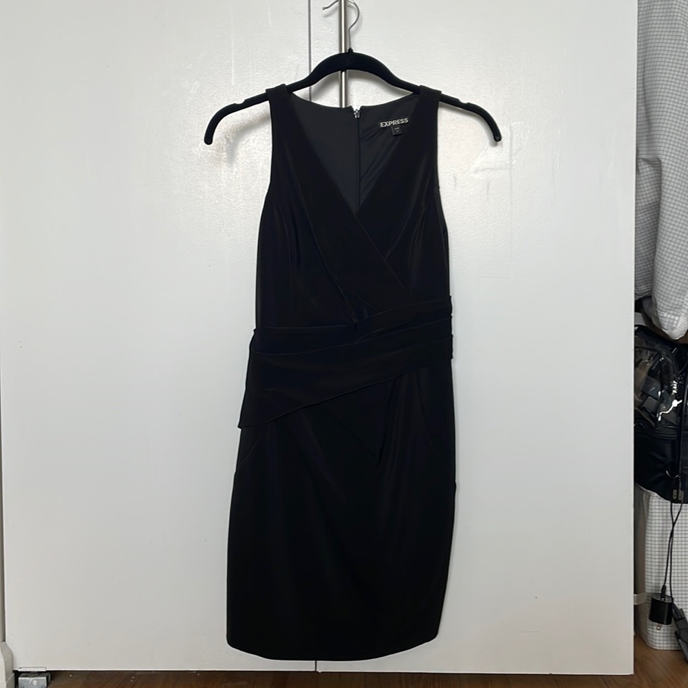 Express fitted black dress. Size 2.
